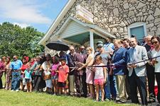 Timmons Hall ribbon cutting June 29, 2019
